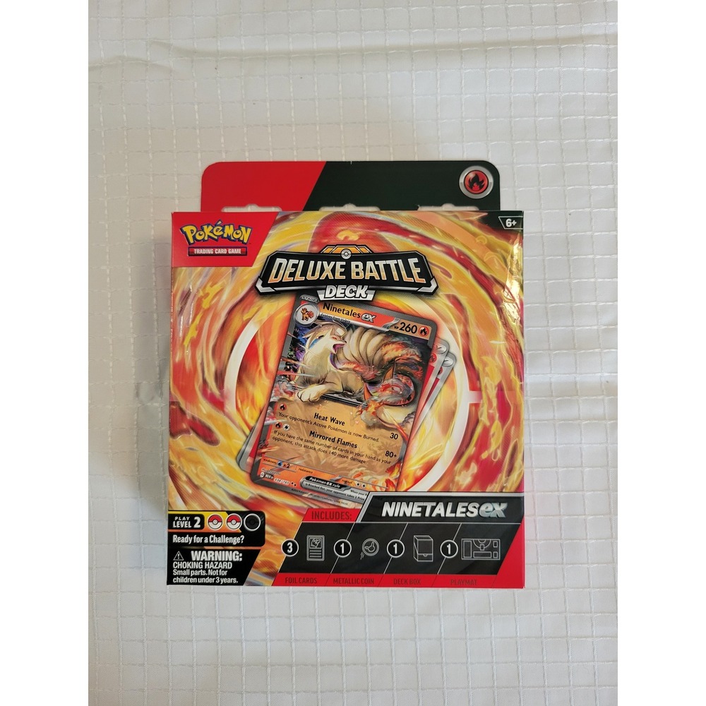 Pokemon TCG Ninetales ex Deluxe Battle Deck 60-Card Ready to Play Set New